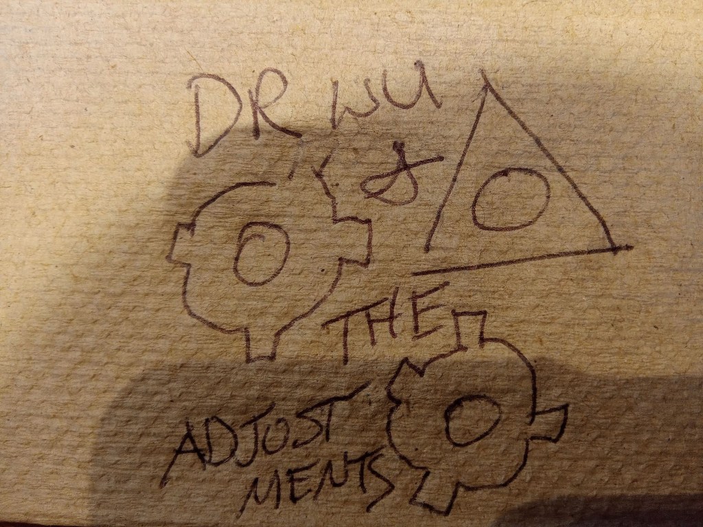 Dr. Wu and the Adjustments….